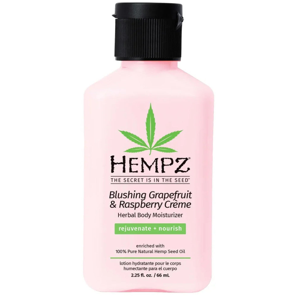 Hempz Blushing Grapefruit And Raspberry Creme Herbal Body Moisturizer 2.25 oz