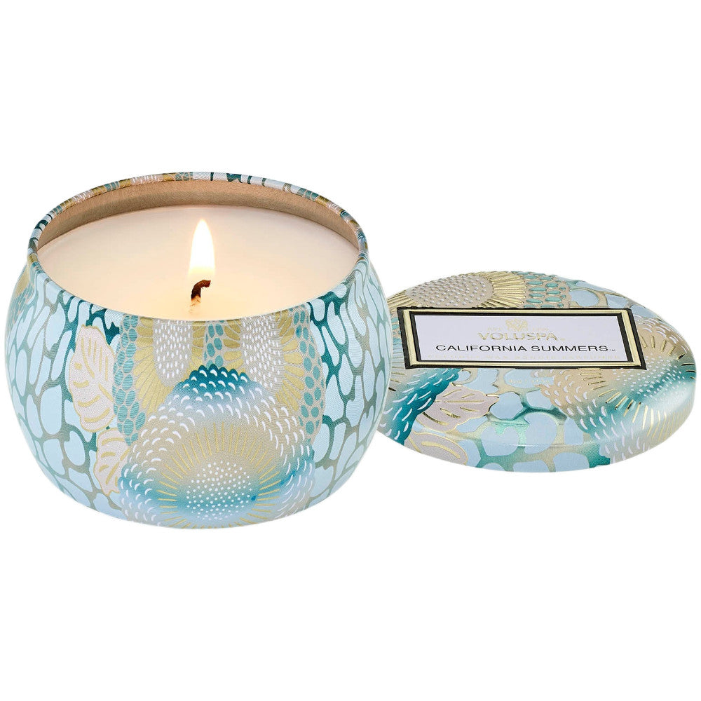 Voluspa Mini Decorative Tin Candle 4 oz- California Summers