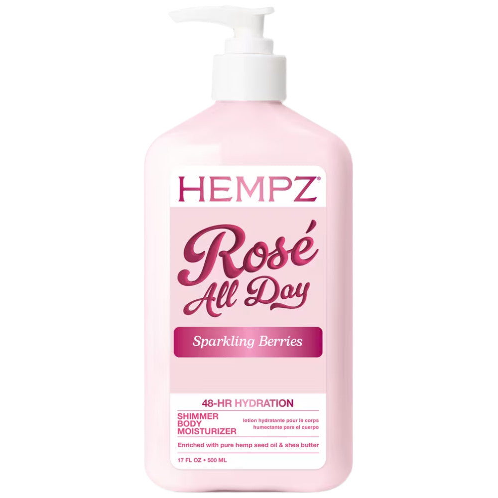 Hempz Rose All Day Body Moisturizer 17 oz