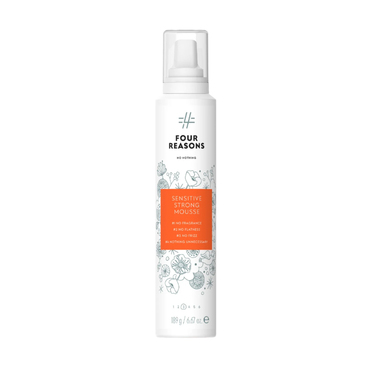 No Nothing Very Sensitive Strong Mousse 6.67 oz