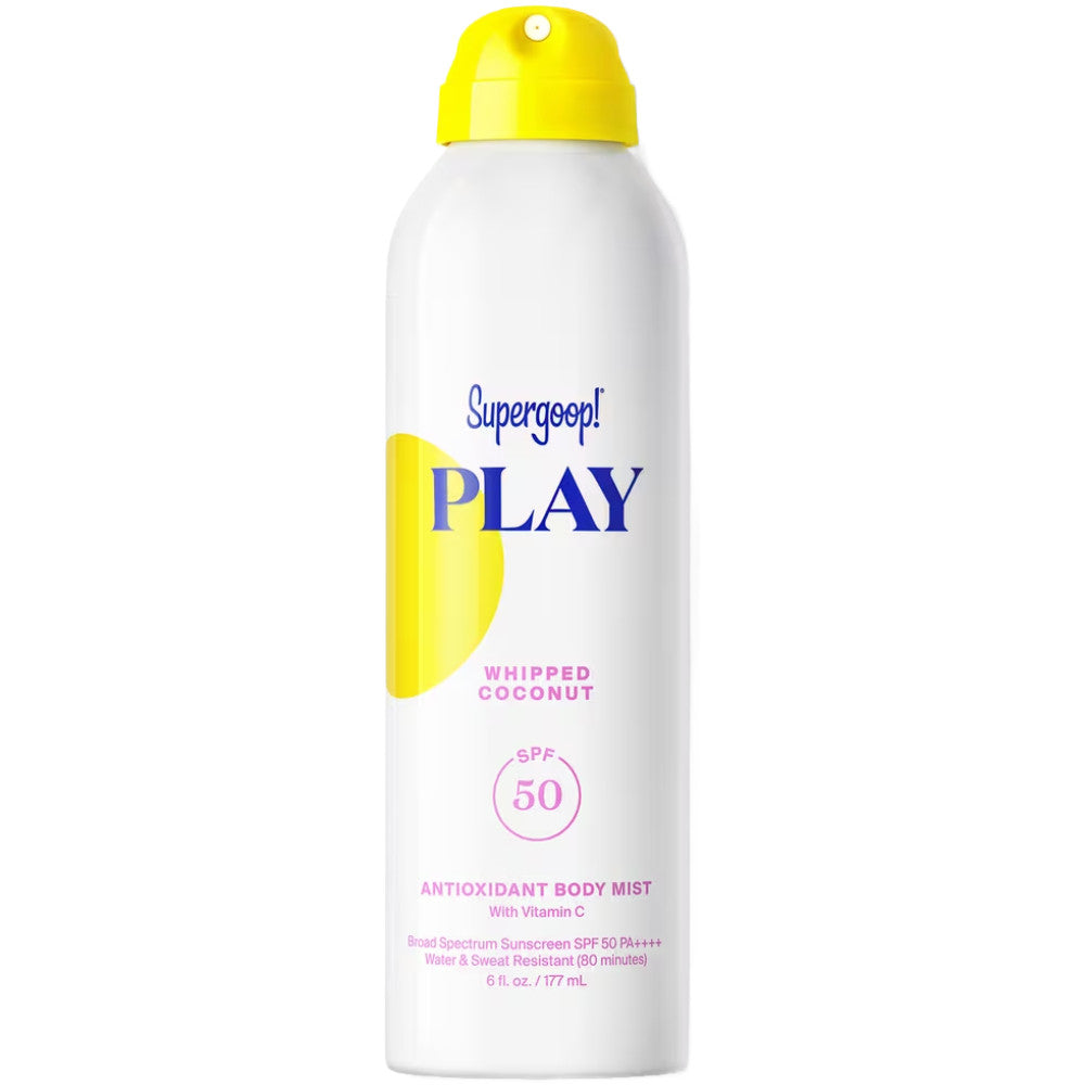 Supergoop Play Antioxidant Body Mist SPF30 with Vitamin C-Whipped Coconut 6 oz