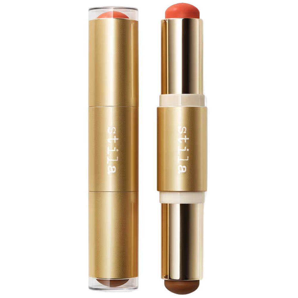 Stila Blush and Bronze Hydro-Blur Cheek Duo- Papaya and Tan