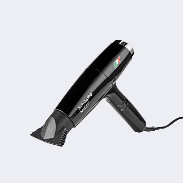 Babyliss Pro Nano Titanium Professional Italian High-Speed Falco Dryer-Black