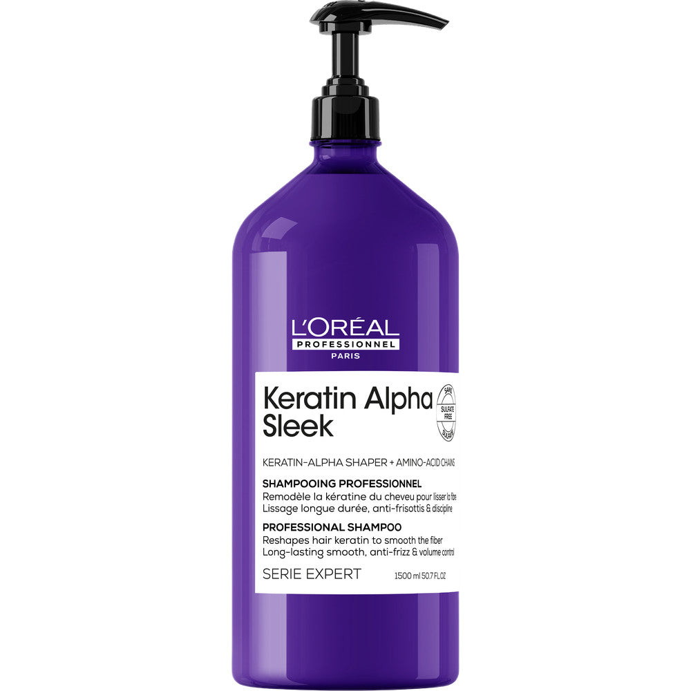 Loreal Professional Serie Expert Keratin Alpha Sleek Shampoo 50.7 oz