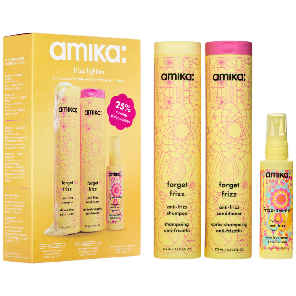 Amika Smoothing Forget Frizz Set 3 pc