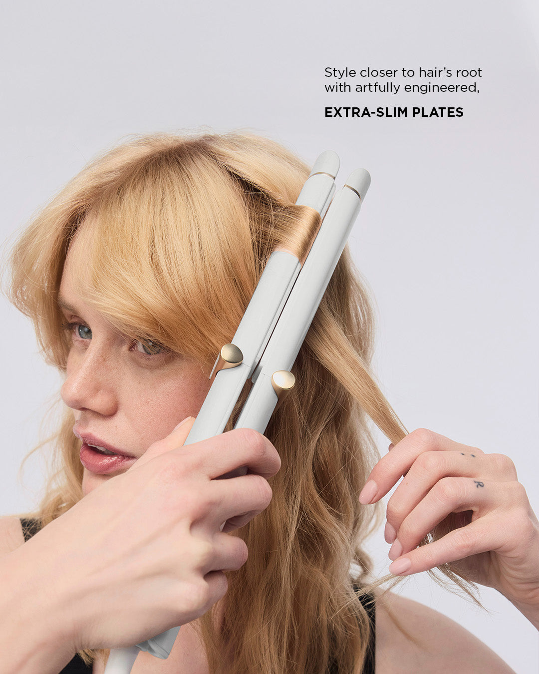 T3 Curling Straightener 2-in-1 Iron - White