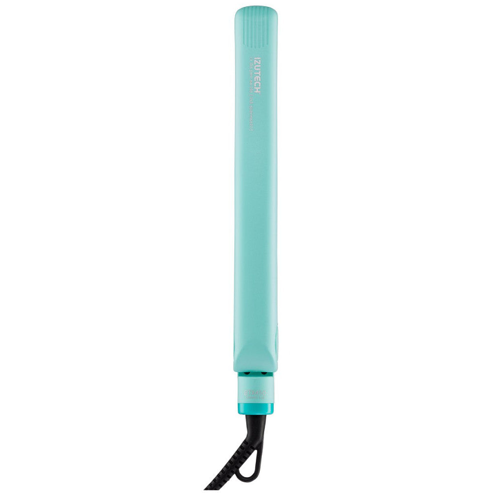 Izutech Tourmaline Ceramic Flat Iron-Turquoise 1 inch Dual Voltage