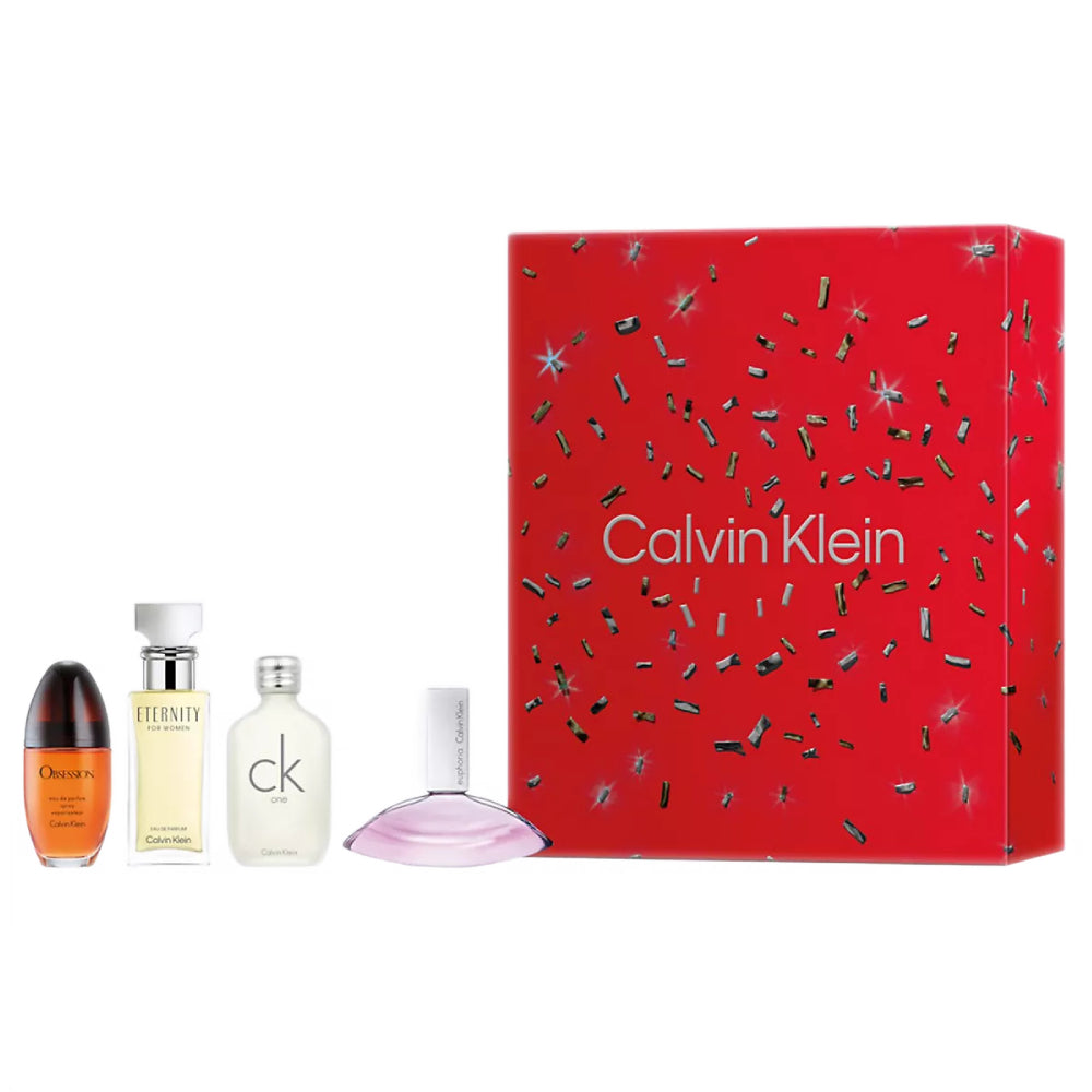 Calvin Klein Womens Fragrance Coffret Gift Set 4 pc