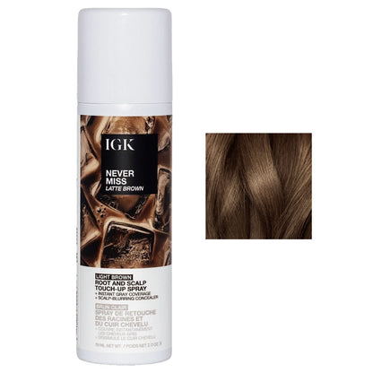 IGK Never Miss Root Spray Light Brown