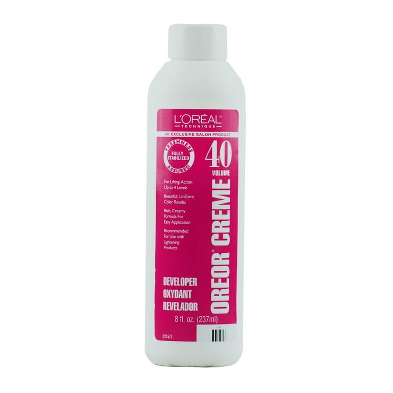 L'Oreal Oreor Creme 40 Volume Developer 8 oz