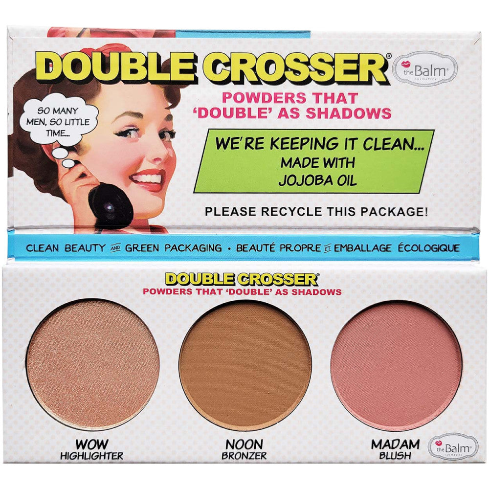The Balm Double Crosser Highlighter Travel Size