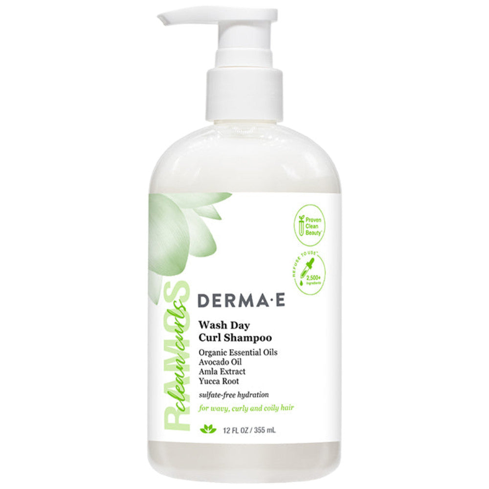 Derma E Work Day Curl Shampoo 12 oz