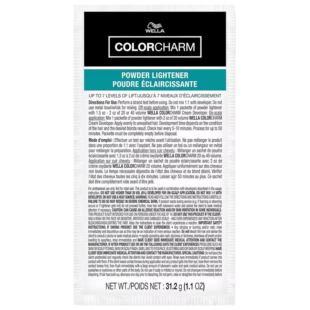 Wella Color Charm Extra Strength Powder Lightener 1 oz