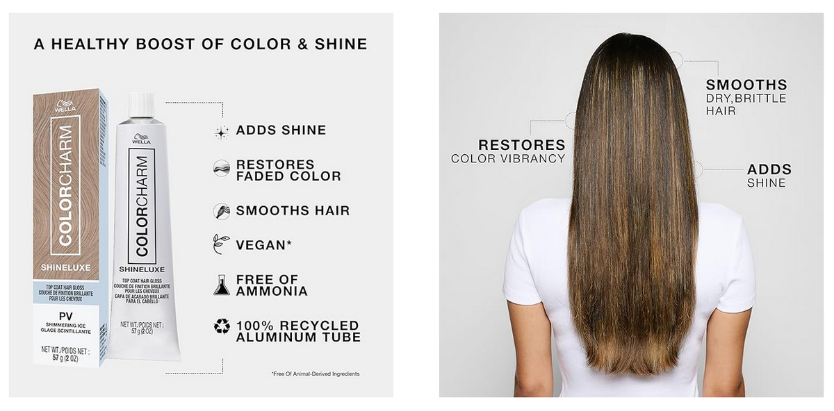 wella color charm shineluxe hair color
