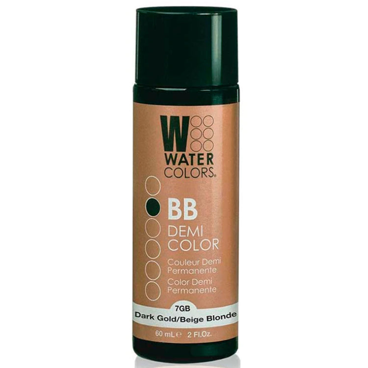 Tressa Watercolors BB Demi-Permanent Hair ColorHair ColorTRESSAColor: 7GB Dark Golden Beige Blonde