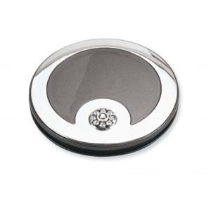 BRANDON MIRROR CRYSTALLIZED SWAROVSKI GRAY 5X ROUND 2.5 IN. ROUNDMirrorsBRANDON