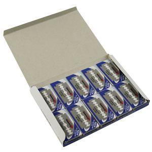 LUXOR PROFESSIONAL BARBER SHAVER BLADES 10 PK 5260RShearsLUXOR